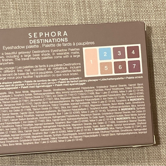 Sephora Destinations Eyeshadow Palette CONCRETE JUNGLE New In Box - Picture 5 of 10